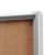 XSC 2xA4 Cork Display Cabinet  44x31 cm Closed with a Key for Internal Use, Internal Display Case, Advertising Display Case, Information Display Case, Notice Board, Information Board