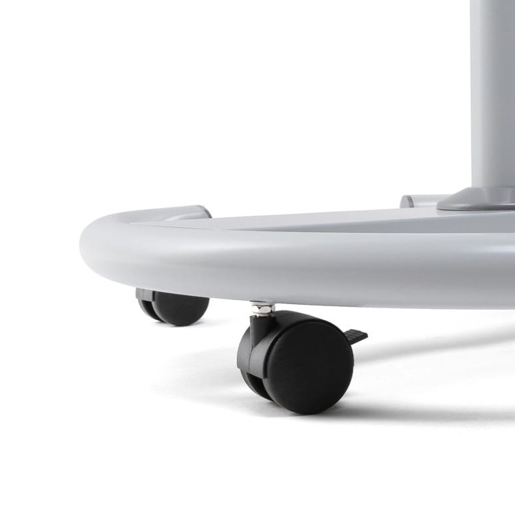 Magnetic Flipchart SCRITTO® Vario II 68 x 100 cm, Stand with a Magnetic Dry-wipe Board, Mobile Flipchart, Stand with a Writing Board on Wheels with Adjustable Height