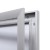 SCS 3xA4 Magnetic Display Case 66x30 cm Closed with a Key for Indoor Use, Indoor and Outdoor Display Cabinet, Advertising Display Case, Information Display Case, Notice Board, Information Board