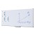 SCRITTO® Economy Magnetic Dry-Wipe Board 180 x 90 cm  White Magnetic Dry-Wipe Board for School or Office for Writing with a Marker Pen or a Felt-tip Pen
