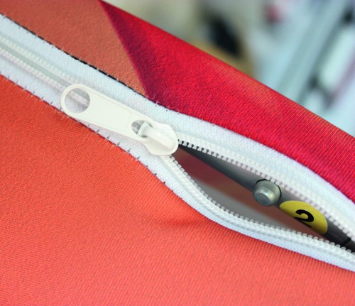 Two-sided Printout for the Horizontal Curved Fabric Advertising Wall 2,4 x 2,4m