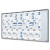 SLIM 24xA4 Magnetic Display Case 175x92 cm with Sliding Doors, Locked with a Key for Internal Use, Internal Display, Advertising Display, Information Display, Notice Board, Information Board