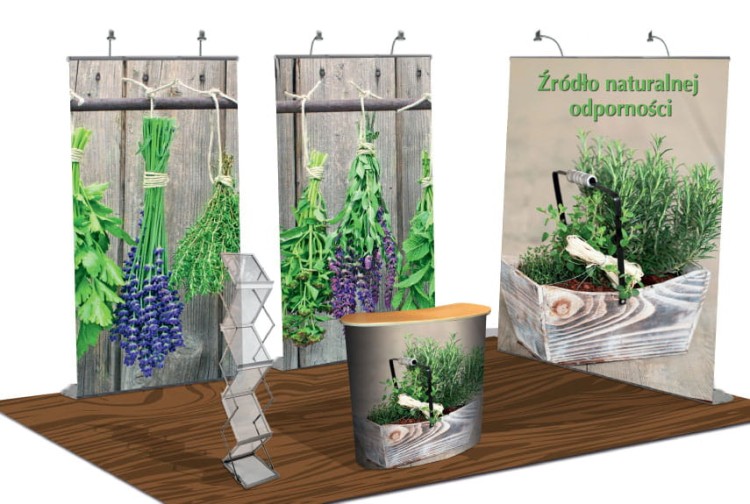 12 m2 Natural exhibition set