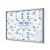 SL 18xA4 Magnetic Display Case 132x92 cm with Sliding Door, Locked with a Key for Internal Use, Display Cabinet, Advertisement Display, Information Display, Notice Board, Information Board