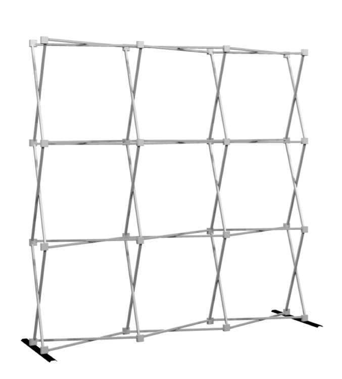 Pop-up premium set - straight wall 2.5 x 2.2 m + case with one-sided print