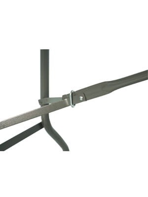 Advertising catering table, extendable table 180 cm, event table, foldable banquet table, folded into a suitcase