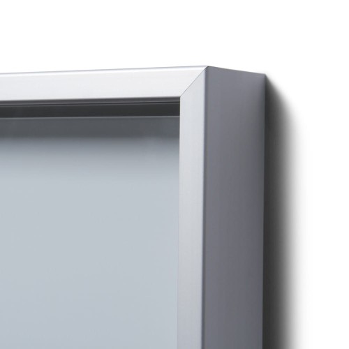 SLIM 24xA4 Magnetic Display Case 175x92 cm with Sliding Doors, Locked with a Key for Internal Use, Internal Display, Advertising Display, Information Display, Notice Board, Information Board