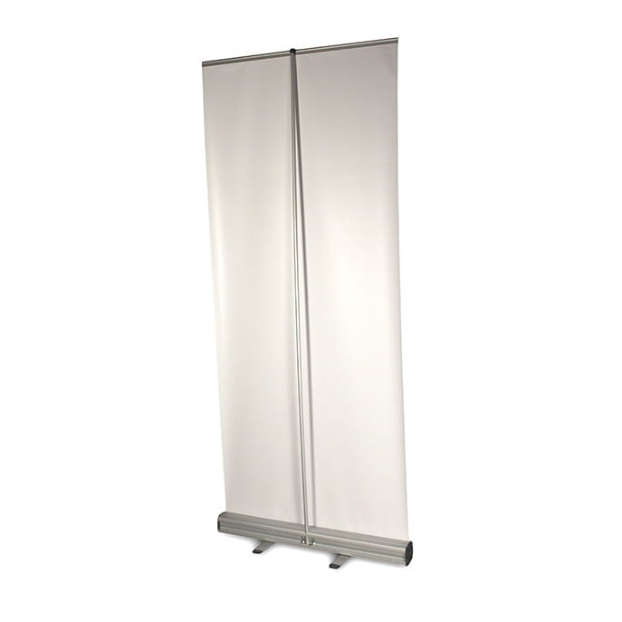 Mosquito Roll-up 85 x 200 cm Advertising stand like a Banner stand rolled up with a printout