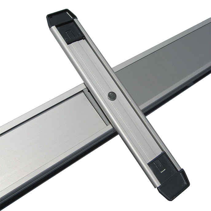 Mosquito Roll-up 120 x 200 cm Advertising stand like a Banner stand rolled up with a printout