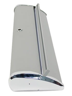 Delta Lite Classic Roll-up 85 x 200 cm rolled advertising stand with a printout