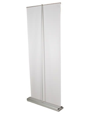 Delta Lite Classic Roll-up 100 x 200 cm rolled advertising stand with a printout