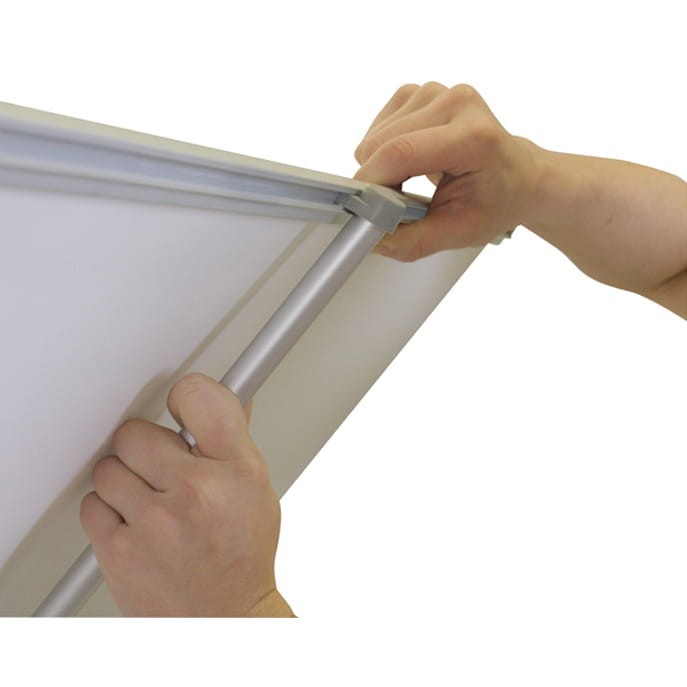 Delta Lite Classic Roll-up 100 x 200 cm rolled advertising stand with a printout