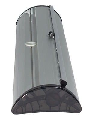 Case - Barracuda Roll-up  200 x 200 cm roll-up advertising stand with a print