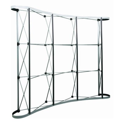 Curved Pop-Up Stand - Premium 3 x 2,2 m with single-sided printout