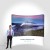 Curved Fabric Banner Stand - Horizontal 300 x 240 cm