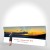 Curved Fabric Banner Stand - Vertical 6,1 x 2,3 m with double-sided printout
