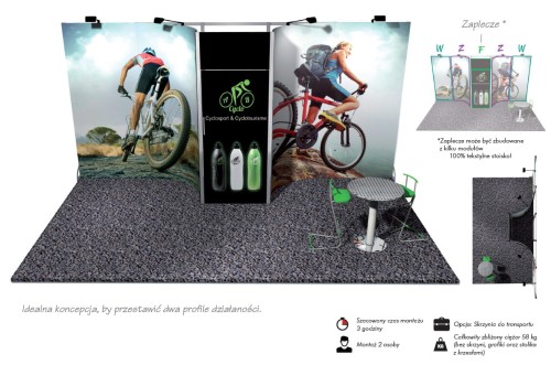 Vector Cyclo Stand 15m2