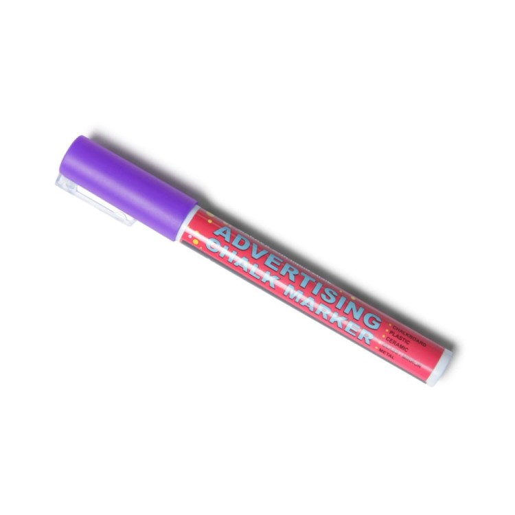 Chalk Marker 3 mm Violet Liquid Chalk Marker Pen for Chalkboards