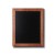NATURE Chalkboard Light Brown 40 x 50 cm, Wooden Chalkboard with a Black Surface for Writing with Chalk Markers