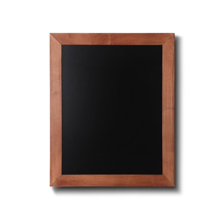 NATURE Chalkboard Light Brown 40 x 50 cm, Wooden Chalkboard with a Black Surface for Writing with Chalk Markers