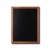 NATURE Chalkboard Light Brown 60 x 80 cm, Wooden Chalkboard with a Black Surface for Writing with Chalk Markers