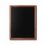 NATURE Chalkboard Light Brown 70 x 90 cm, Wooden Chalkboard with a Black Surface for Writing with Chalk Markers