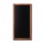 NATURE Chalkboard Light Brown 56 x 100 cm, Wooden Chalkboard with a Black Surface for Writing with Chalk Markers