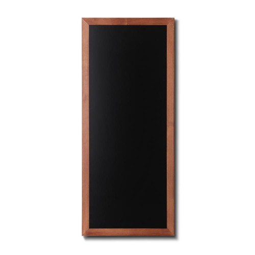 NATURE Chalkboard Light Brown 56 x 120 cm, Wooden Chalkboard with a Black Surface for Writing with Chalk Markers