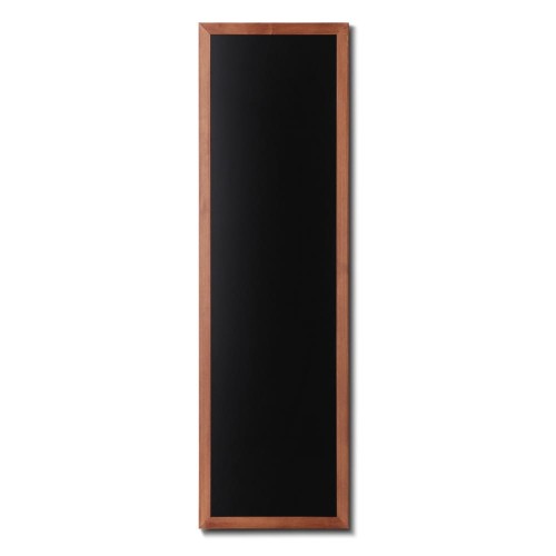 NATURE Chalkboard Light Brown 56 x 170 cm, Wooden Chalkboard with a Black Surface for Writing with Chalk Markers