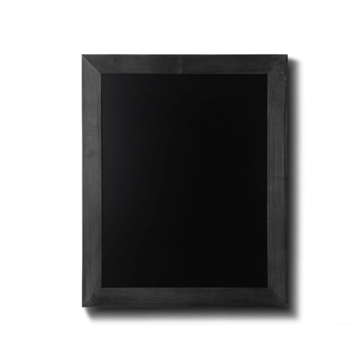 NATURE Chalkboard Black  30 x 40 cm, Wooden Chalkboard with a Black Surface for Writing with Chalk Markers