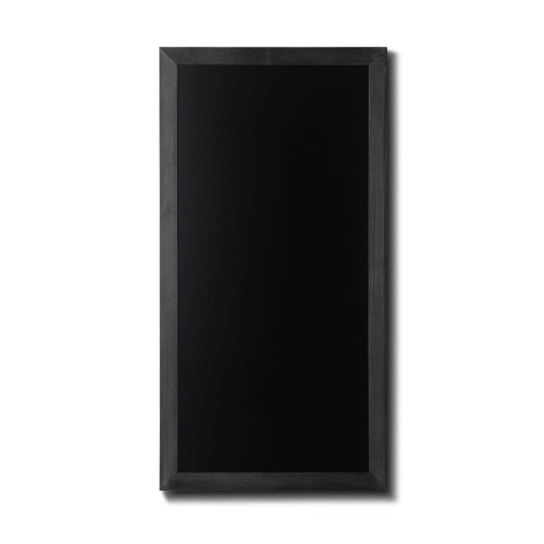 NATURE Chalkboard Black  56 x 100 cm, Wooden Chalkboard with a Black Surface for Writing with Chalk Markers