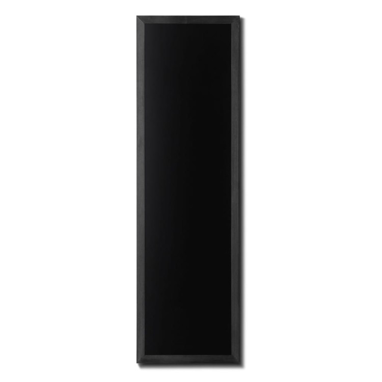 NATURE Chalkboard Black  56 x 170 cm, Wooden Chalkboard with a Black Surface for Writing with Chalk Markers