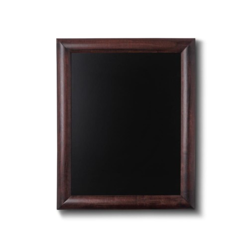 NATURE Chalkboard Dark Brown 30 x 40 cm, Wooden Chalkboard with a Black Surface for Writing with Chalk Markers