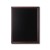 NATURE Chalkboard Dark Brown 60 x 80 cm, Wooden Chalkboard with a Black Surface for Writing with Chalk Markers