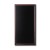 NATURE Chalkboard Dark Brown 56 x 100 cm, Wooden Chalkboard with a Black Surface for Writing with Chalk Markers