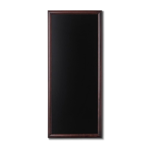 NATURE Chalkboard Dark Brown 56 x 120 cm, Wooden Chalkboard with a Black Surface for Writing with Chalk Markers