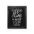 NATURE Classic Chalkboard  Black 50 x 60 cm, Wooden Chalkboard with a Black Surface for Writing with Chalk Markers