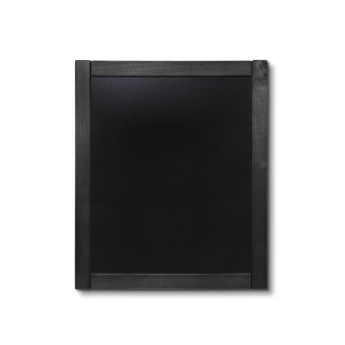 NATURE Classic Chalkboard  Black 50 x 60 cm, Wooden Chalkboard with a Black Surface for Writing with Chalk Markers