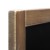 NATURE Classic Chalkboard  Light brown 50 x 60 cm, Wooden Chalkboard with a Black Surface for Writing with Chalk Markers