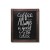 NATURE Classic Chalkboard  Dark brown 50 x 60 cm, Wooden Chalkboard with a Black Surface for Writing with Chalk Markers