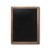 NATURE Classic Chalkboard  Light brown 60 x 80 cm, Wooden Chalkboard with a Black Surface for Writing with Chalk Markers