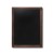 NATURE Classic Chalkboard  Dark brown 60 x 80 cm, Wooden Chalkboard with a Black Surface for Writing with Chalk Markers