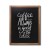 NATURE Classic Chalkboard  Light brown 70 x 90 cm, Wooden Chalkboard with a Black Surface for Writing with Chalk Markers