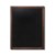NATURE Classic Chalkboard  Dark brown 70 x 90 cm, Wooden Chalkboard with a Black Surface for Writing with Chalk Markers