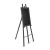 NATURE Wooden Easel Black 76 x 161 cm NATURE Chalkboard Easel