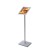 MBARD Menu Stand, A4 Frame Information Display Stand for Restaurant, Gastronomy, Hotel, Poster Stand, Menu Board