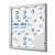 SCS 12xA4 Magnetic Display Case 88x92 cm Closed with a Key for Indoor Use, Indoor and Outdoor Display Cabinet, Advertising Display Case, Information Display Case, Notice Board, Information Board