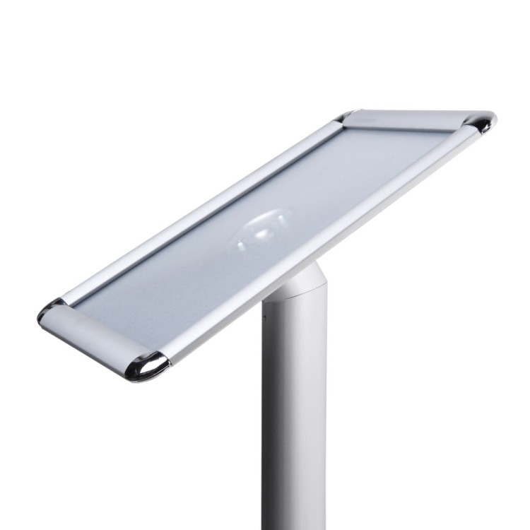 MBARD Menu Stand, A4 Frame Information Display Stand for Restaurant, Gastronomy, Hotel, Poster Stand, Menu Board with Rounded Corners