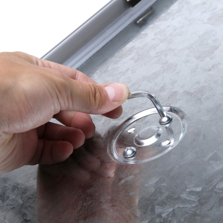 MBARD Menu Stand, A3 Frame Information Display Stand for Restaurant, Gastronomy, Hotel, Poster Stand, Menu Board with Rounded Corners