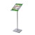 MBARD Menu Stand, A3 Frame Information Display Stand for Restaurant, Gastronomy, Hotel, Poster Stand, Menu Board with Rounded Corners